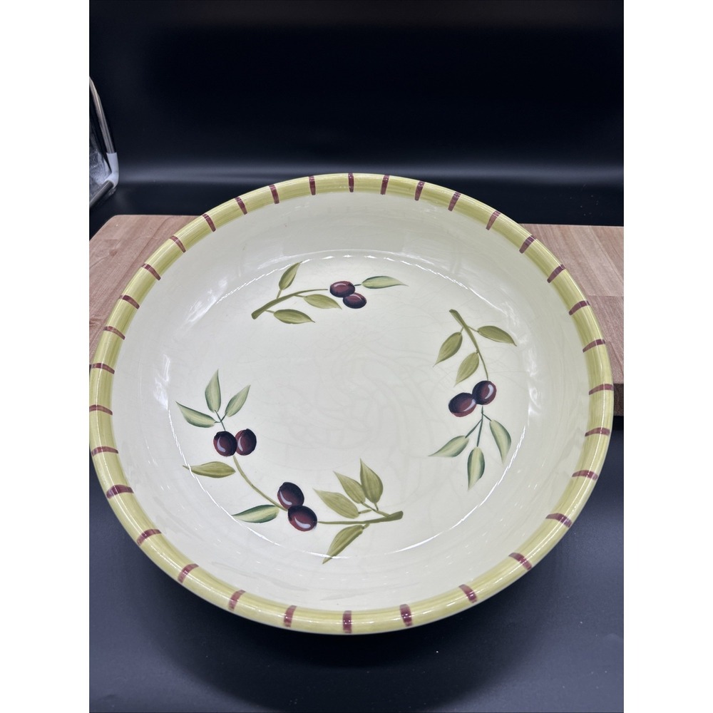 Spaghetti Or Salad Bowl Olive Branch - Picture 7 of 7